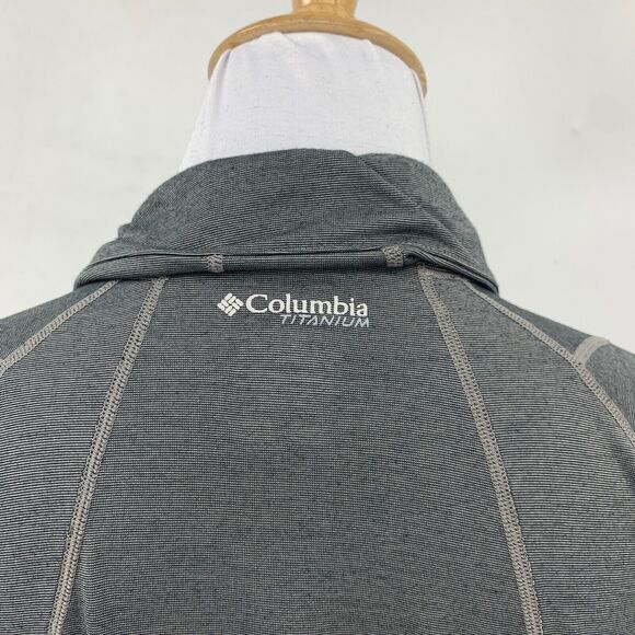 Columbia Titanium Sweatshirt Womens XL Extra Large Gray Half Zip Thermal Shield - Picture 6 of 13
